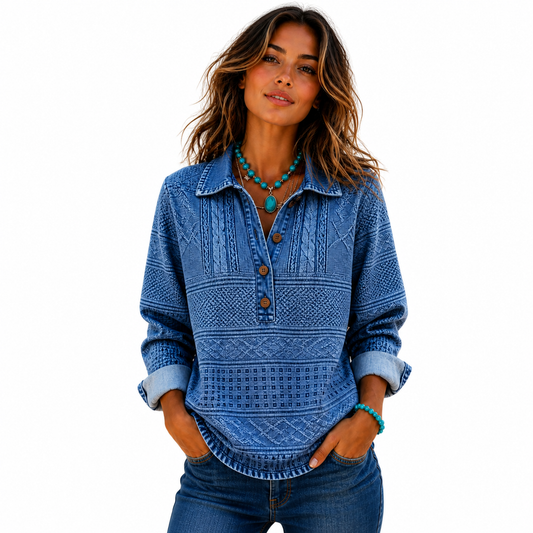 Blusa Vintage Denim