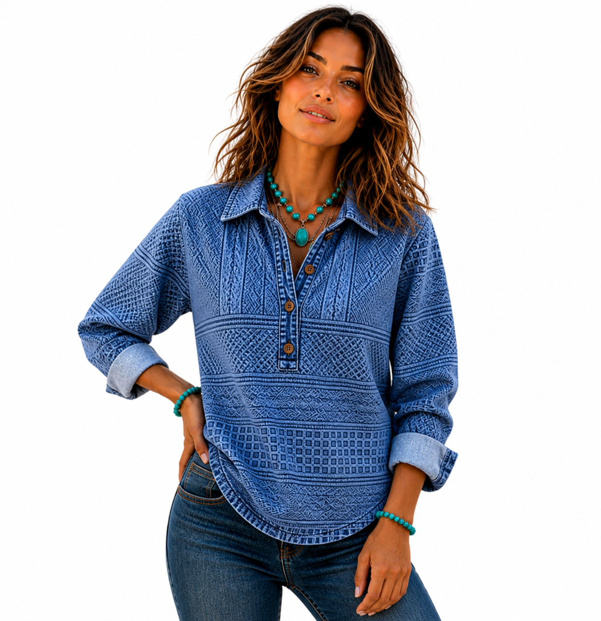 Blusa Vintage Denim