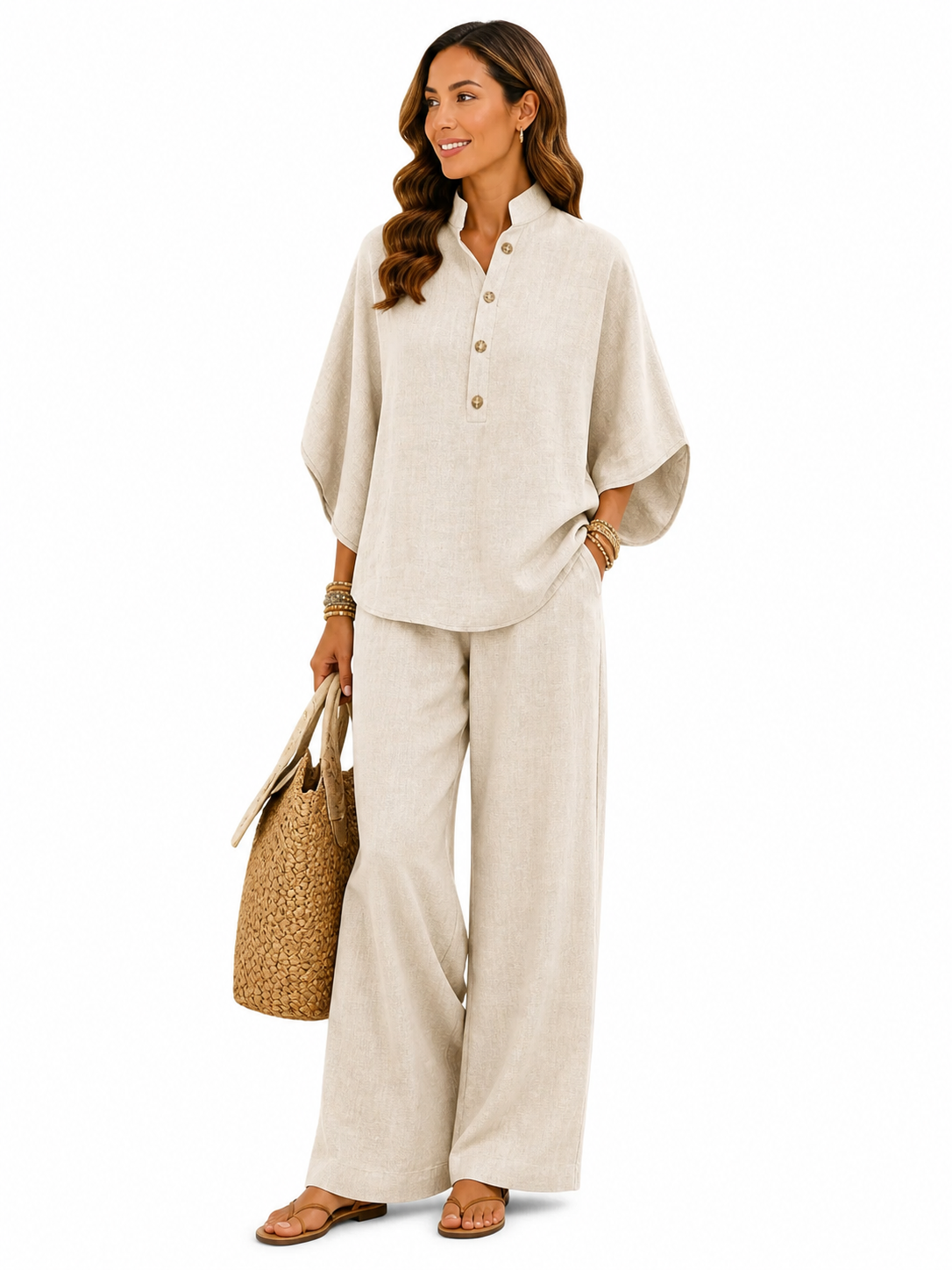 Alba | Conjunto de lino premium