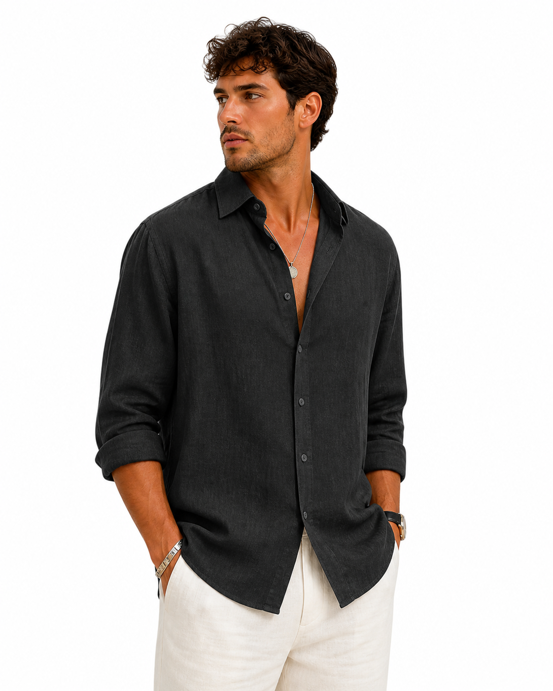 Leo | CAMISA VERANIEGA DE CORTE HOLGADO